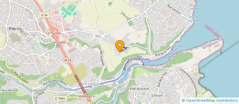 localisation de l'entreprise SCI DE LA PRUNELLE  PLERIN