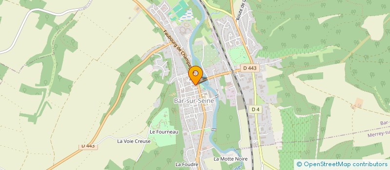 localisation de l'entreprise SCI DE LA PUISAYE à BAR-SUR-SEINE