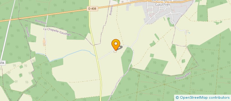 localisation de l'entreprise SCI DE LA PUTERIE  LA CHAPELLE-GAUTHIER