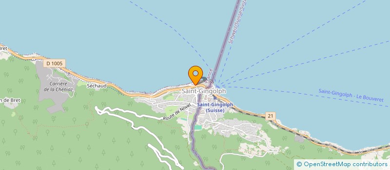 localisation de l'entreprise SCI DE LA PUYAZ  SAINT GINGOLPH