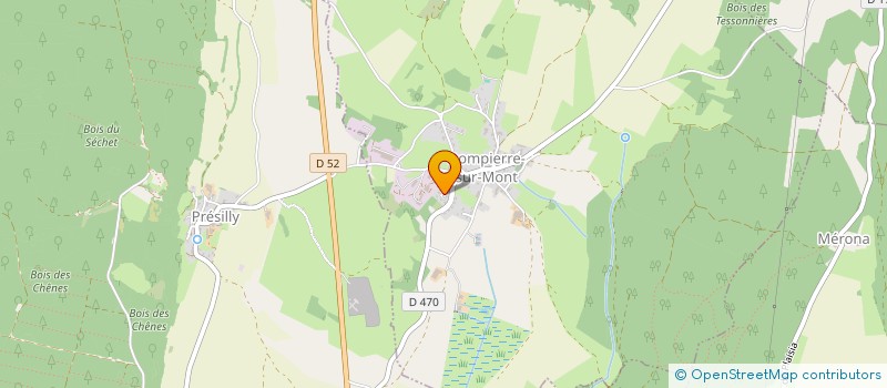 localisation de l'entreprise SCI DE LA PYLE  DOMPIERRE-SUR-MONT