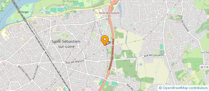 localisation de l'entreprise SCI DE LA PYRAMIDE  SAINT-SEBASTIEN-SUR-LOIRE