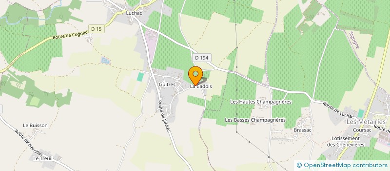 localisation de l'entreprise SCI DE LA PYRAMIDE  CHASSORS