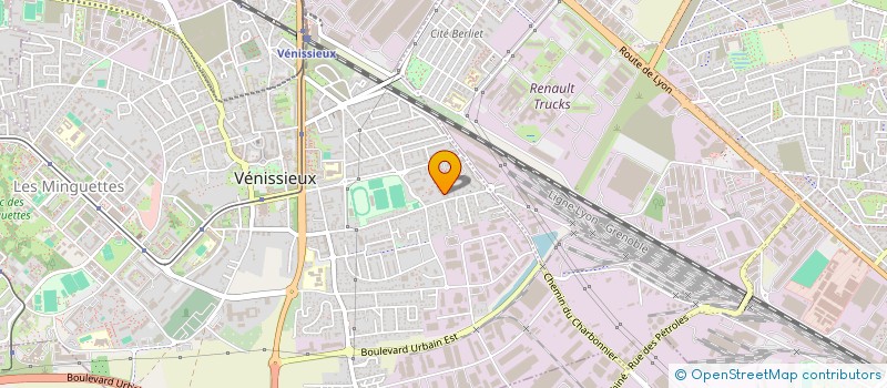 localisation de l'entreprise SCI DE LA PYRAMIDE  VENISSIEUX