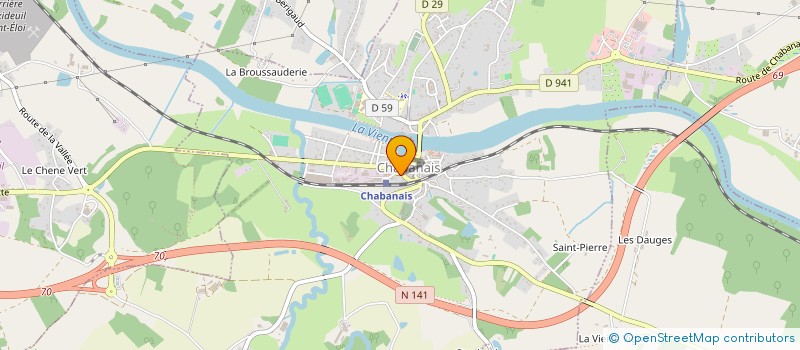 localisation de l'entreprise SCI DE LA QUINTINIE  CHABANAIS