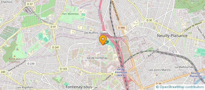 localisation de l'entreprise SCI DE LA R DE LA MARNE & DE LA R CARNOT à FONTENAY-SOUS-BOIS