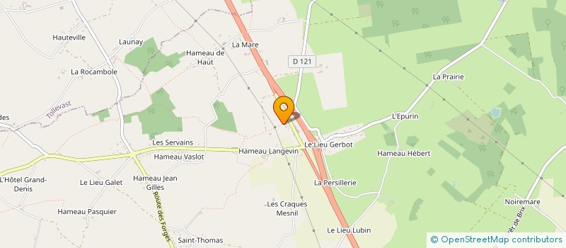 localisation de l'entreprise SCI DE LA RADE  BRIX