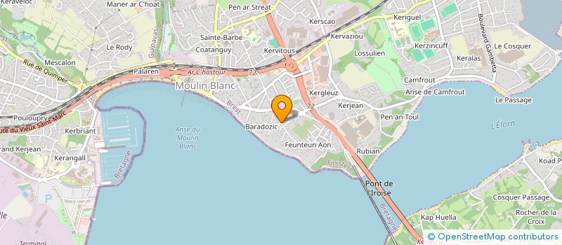 localisation de l'entreprise SCI DE LA RADE à LE RELECQ-KERHUON