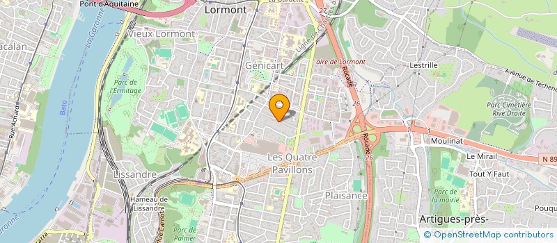 localisation de l'entreprise SCI DE LA RAMADE  LORMONT