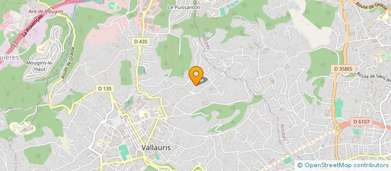 localisation de l'entreprise SCI DE LA RAMPE  VALLAURIS