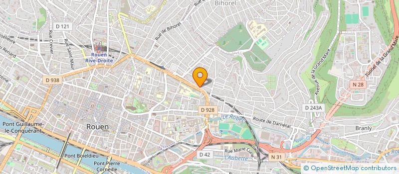 localisation de l'entreprise SCI DE LA RAMPE SAINT HILAIRE  ROUEN