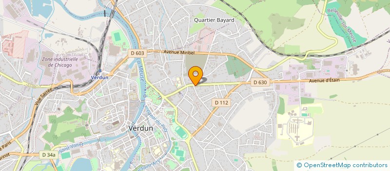 localisation de l'entreprise SCI DE LA RAMPOLLERIE à VERDUN