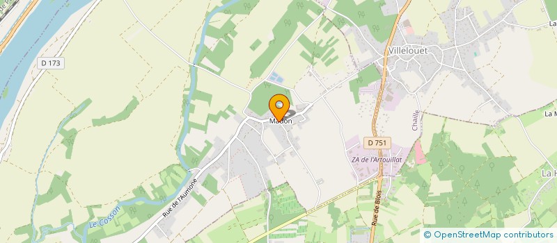 localisation de l'entreprise SCI DE LA RANGERE  LE CONTROIS-EN-SOLOGNE