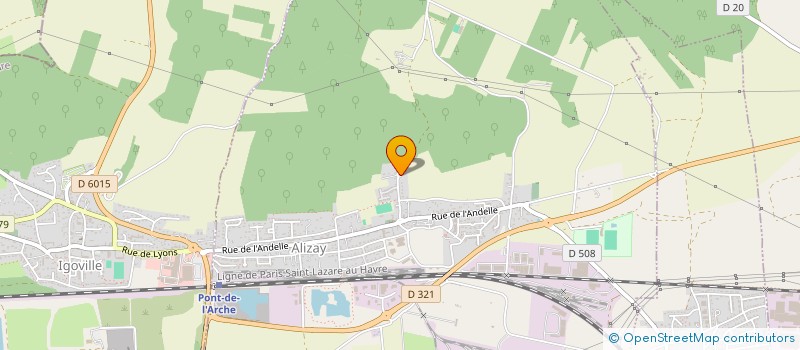 localisation de l'entreprise SCI DE LA RANGLE  ALIZAY