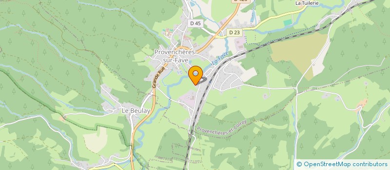 localisation de l'entreprise SCI DE LA REINE  PROVENCHERES-ET-COLROY