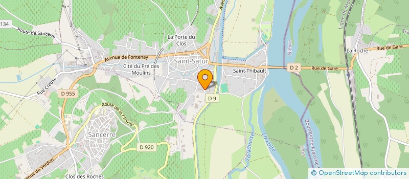 localisation de l'entreprise SCI DE LA REINE BLANCHE  SAINT-SATUR