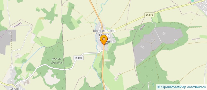 localisation de l'entreprise SCI DE LA REINE BLANCHE  ROCOURT-SAINT-MARTIN