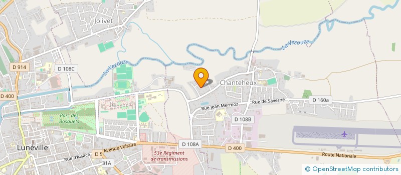 localisation de l'entreprise SCI DE LA REINE CLAUDE  CHANTEHEUX