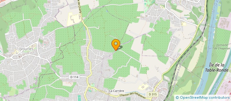 localisation de l'entreprise SCI DE LA REINE JEANNE  CHARLY