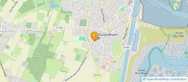 localisation de l'entreprise SCI DE LA REINE MATHILDE  OUISTREHAM