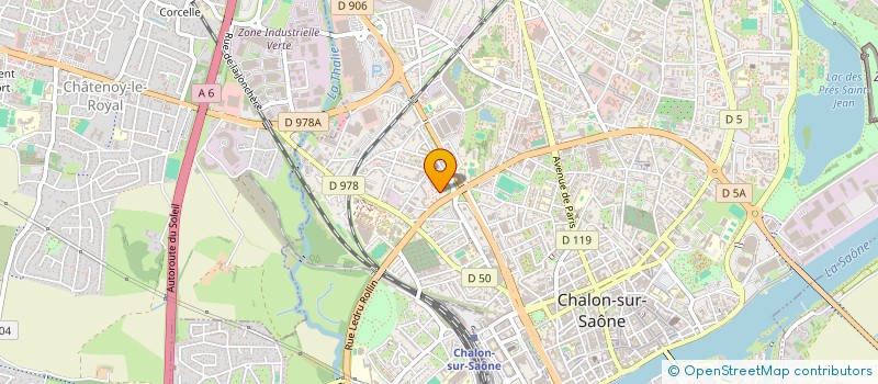 localisation de l'entreprise SCI DE LA RENA à CHALON-SUR-SAONE