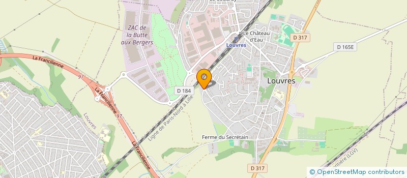 localisation de l'entreprise SCI DE LA RENAISSANCE  LOUVRES