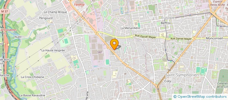 localisation de l'entreprise SCI DE LA RENAISSANCE à SAINT-CYR-SUR-LOIRE