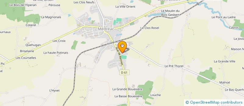 localisation de l'entreprise SCI DE LA RENAISSANCE  MEDREAC