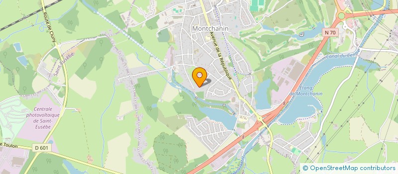 localisation de l'entreprise SCI DE LA RENAISSANCE  MONTCHANIN