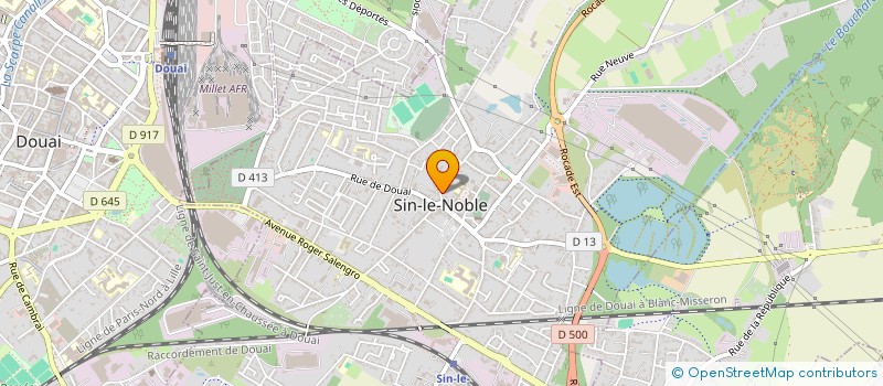 localisation de l'entreprise SCI DE LA RENAISSANCE  SIN-LE-NOBLE