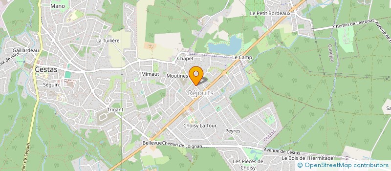 localisation de l'entreprise SCI DE LA RENAISSANCE  CESTAS