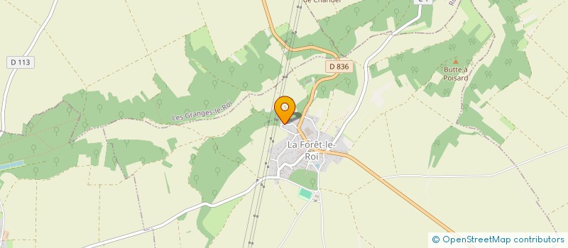 localisation de l'entreprise SCI DE LA RENARDE  LA FORET-LE-ROI