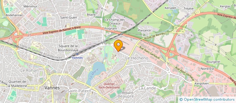 localisation de l'entreprise SCI DE LA RENARDIERE à VANNES