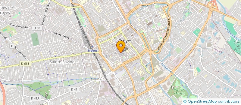 localisation de l'entreprise SCI DE LA RENCONTRE à TROYES