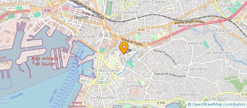 localisation de l'entreprise SCI DE LA REPPE à TOULON