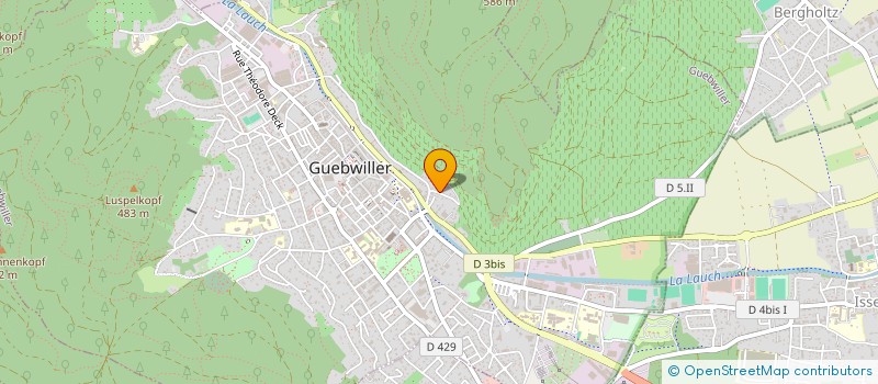 localisation de l'entreprise SCI DE LA REPUBLIQUE  GUEBWILLER