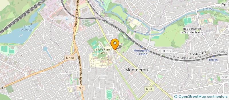 localisation de l'entreprise SCI DE LA REPUBLIQUE à MONTGERON