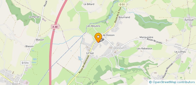 localisation de l'entreprise SCI DE LA REPUBLIQUE  DOISSIN