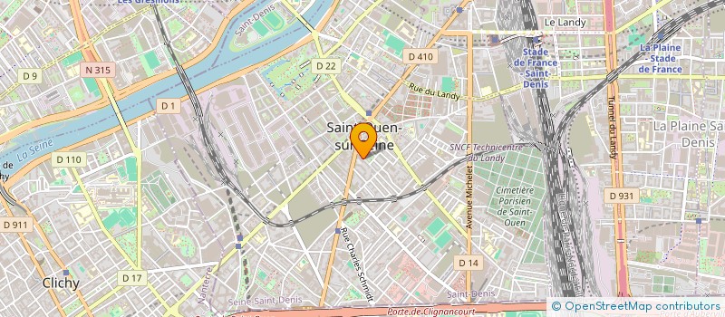 localisation de l'entreprise SCI DE LA REPUBLIQUE à SAINT-OUEN-SUR-SEINE