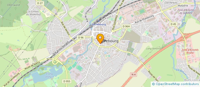 localisation de l'entreprise SCI DE LA REPUBLIQUE à SARREBOURG