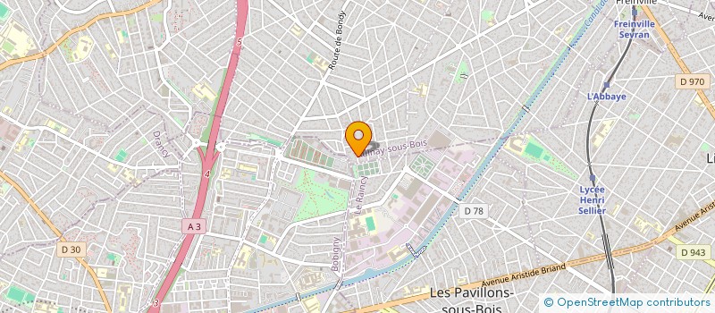 localisation de l'entreprise SCI DE LA REPUBLIQUE à AULNAY-SOUS-BOIS