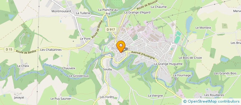 localisation de l'entreprise SCI DE LA REPUBLIQUE à BOUSSAC