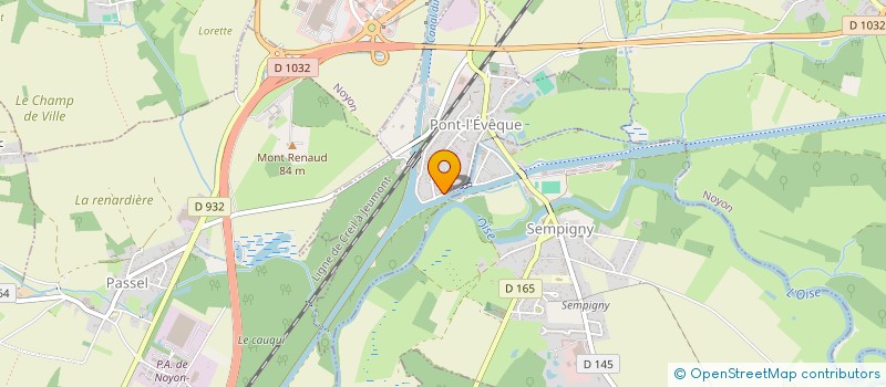 localisation de l'entreprise SCI DE LA REPUBLIQUE  PONT-L'EVEQUE