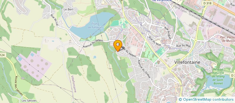 localisation de l'entreprise SCI DE LA REPUBLIQUE  VILLEFONTAINE