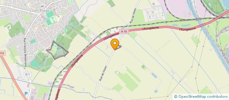 localisation de l'entreprise SCI DE LA REPUBLIQUE  LOON-PLAGE