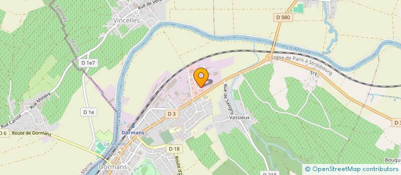 localisation de l'entreprise SCI DE LA RESERVE  DORMANS