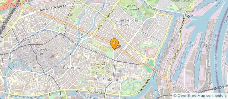 localisation de l'entreprise SCI DE LA RESIDENCE  STRASBOURG