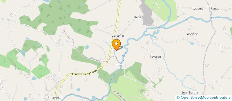 localisation de l'entreprise SCI DE LA RESIDENCE DE LA VALLEE DU LOT  MONFLANQUIN