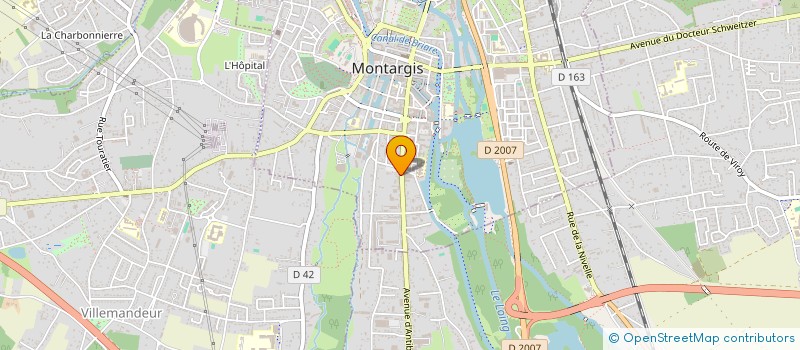 localisation de l'entreprise SCI DE LA RESIDENCE DE LYON à MONTARGIS