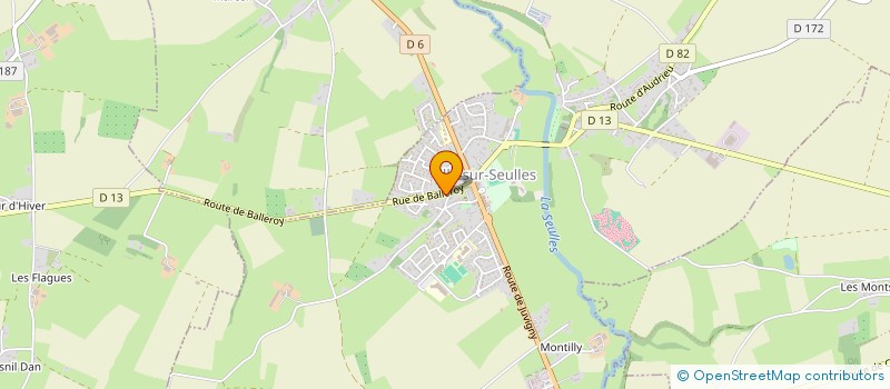 localisation de l'entreprise SCI DE LA RESIDENCE DELPHINE  TILLY-SUR-SEULLES